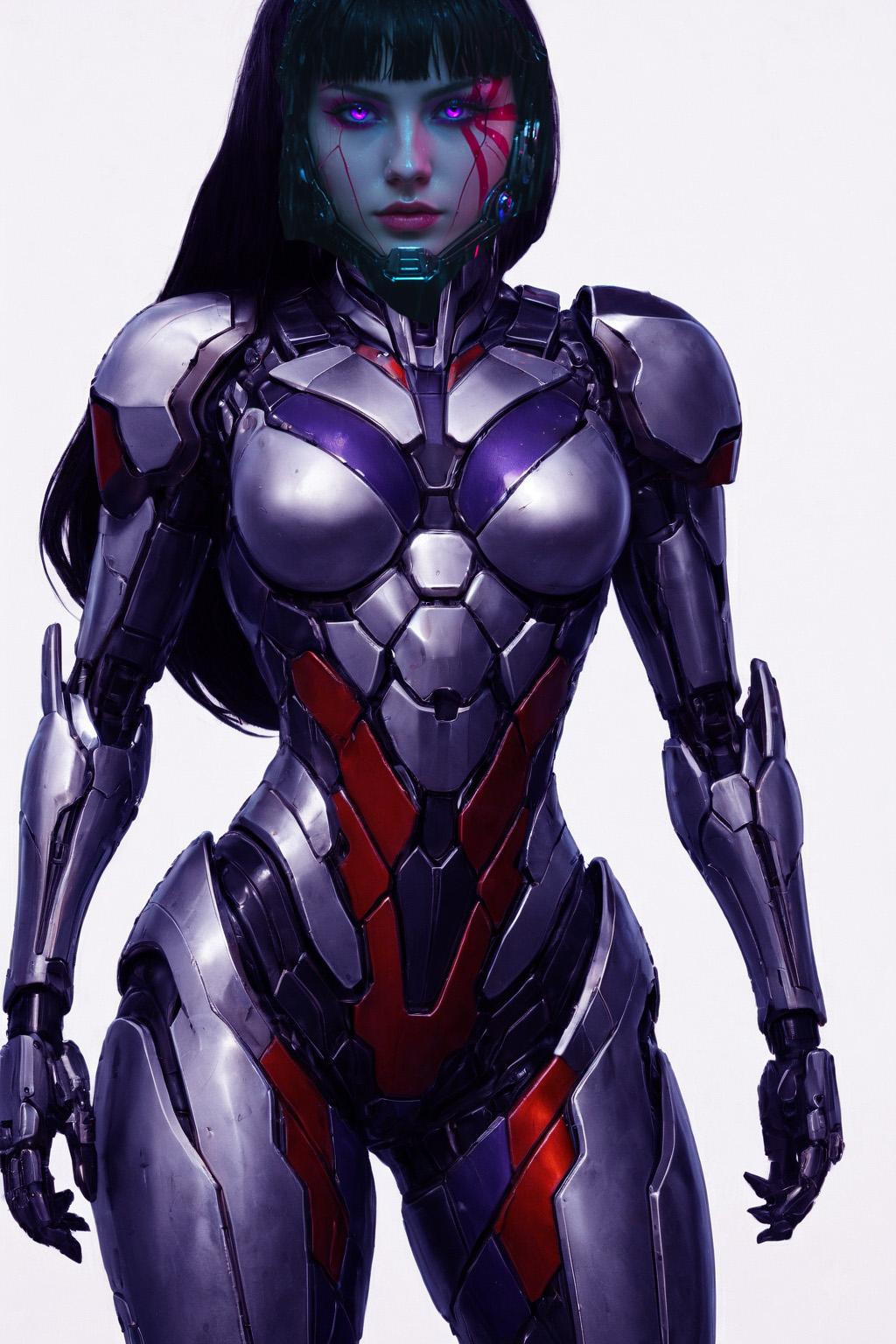 Cyber Berry Blue — RIDER · FULL BODY