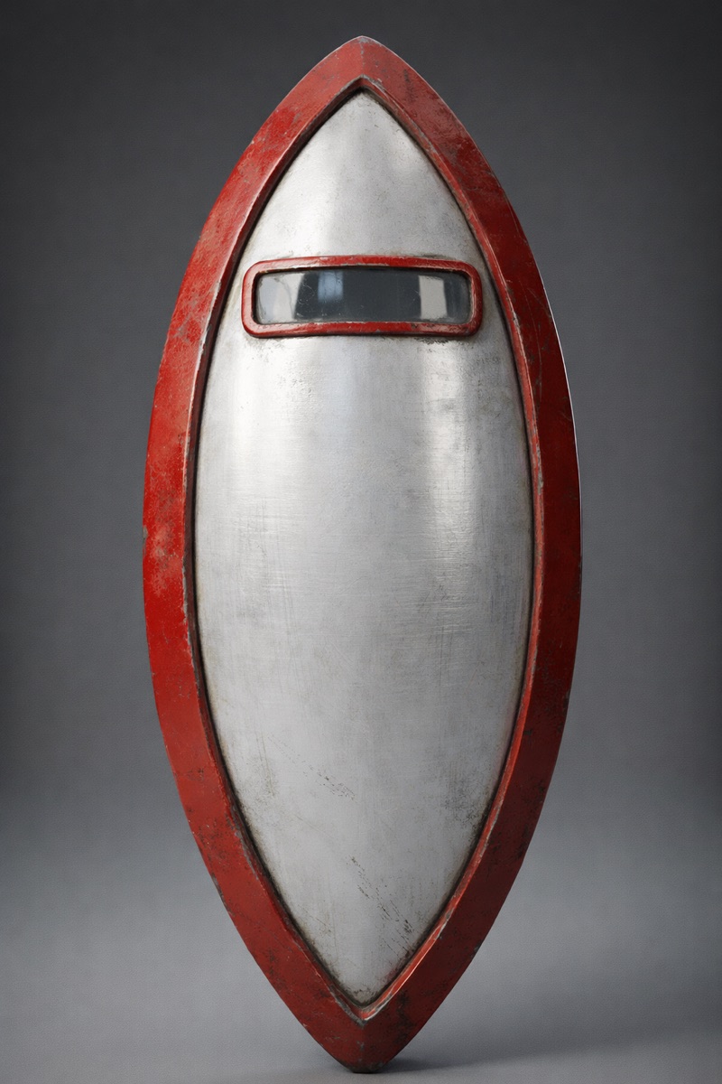 Proto Man shield — front face