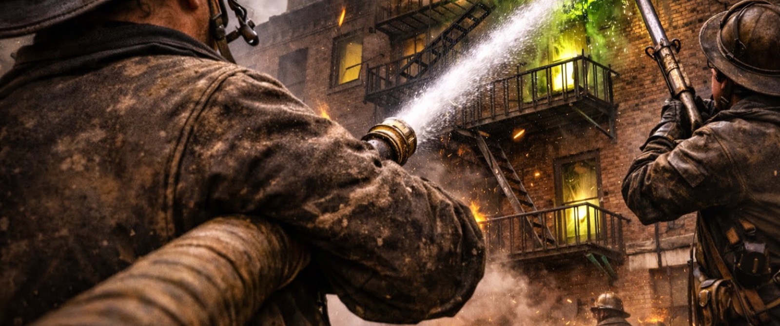 Save Both — SCENE 3 · FIREFIGHT frame 2