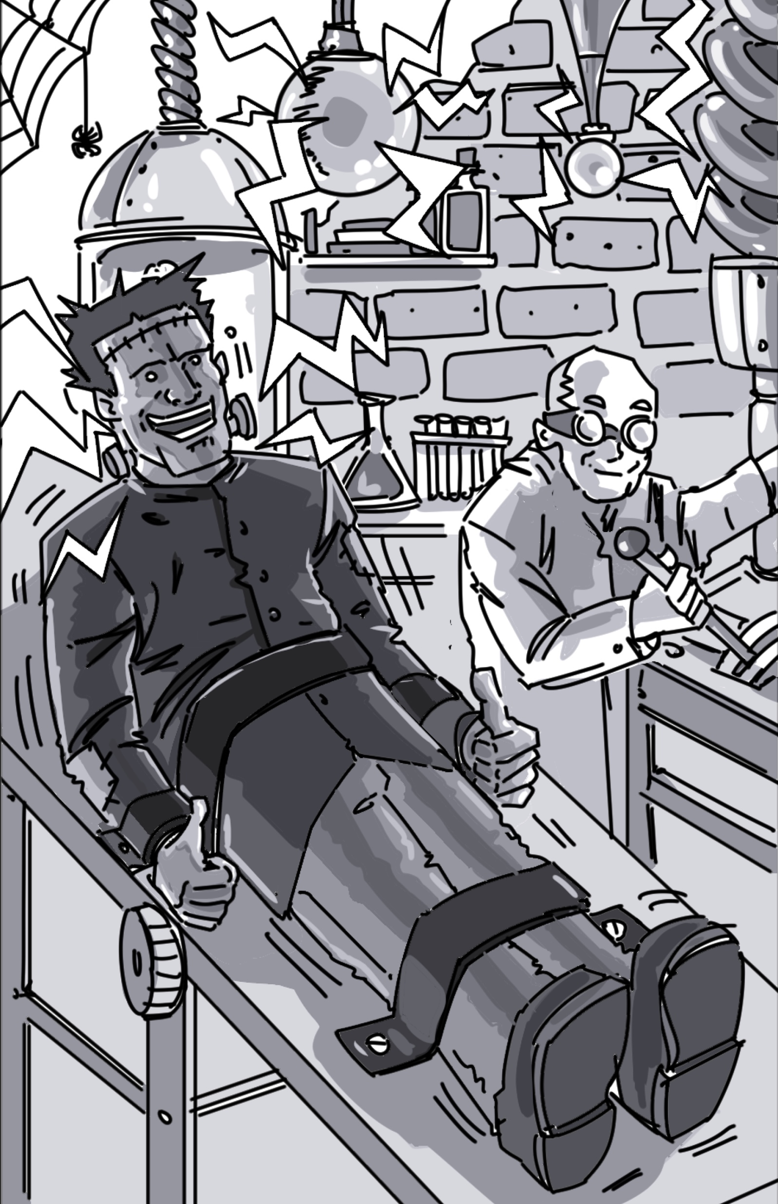 Scene 03 storyboard — Frankenstein