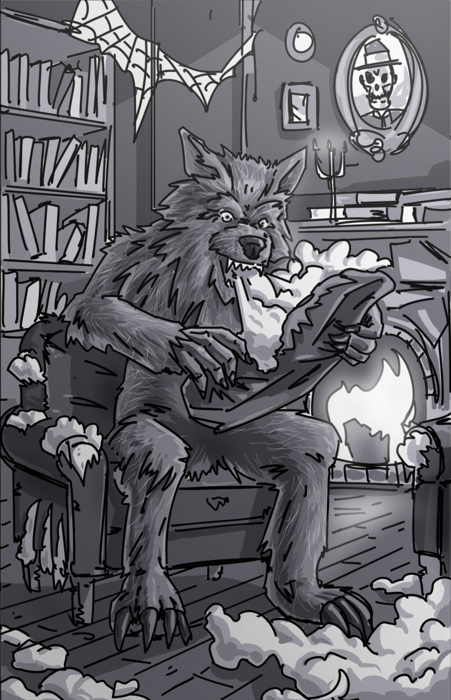 Scene 06 storyboard — Werewolf