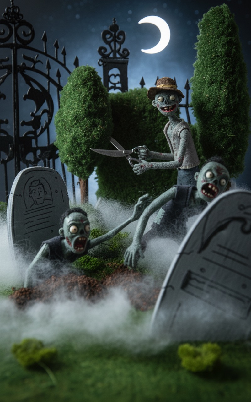 Scene 04 finished frame — Zombies